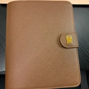 Notiq Caramel Saffiano Vegan Agenda Cover HP Mini